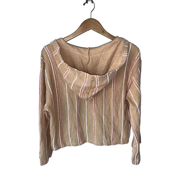 L Space Paradise Sunrise Stripe Print Hooded Pullover - Picture 5 of 10